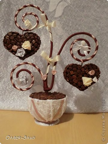 Кофейные сердца своими руками мастер класс Кофейные сердца своими руками мастер класс