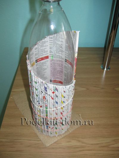 Как сделать из газет вазочку мастер класс Как сделать из газет вазочку мастер класс