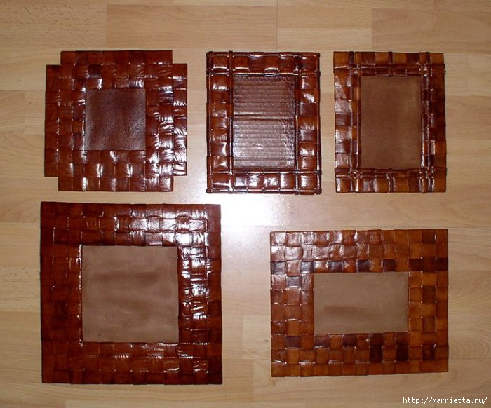 Рамки для фотографий своими руками из газета