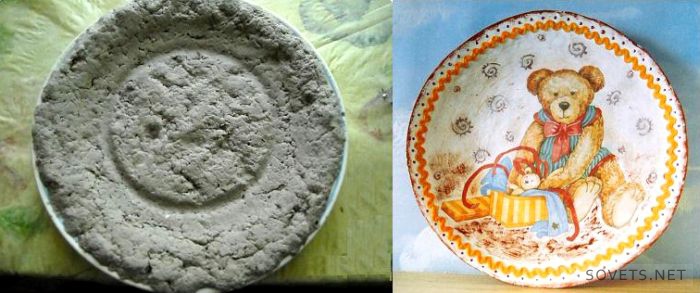 Многоэтажная тарелка своими руками