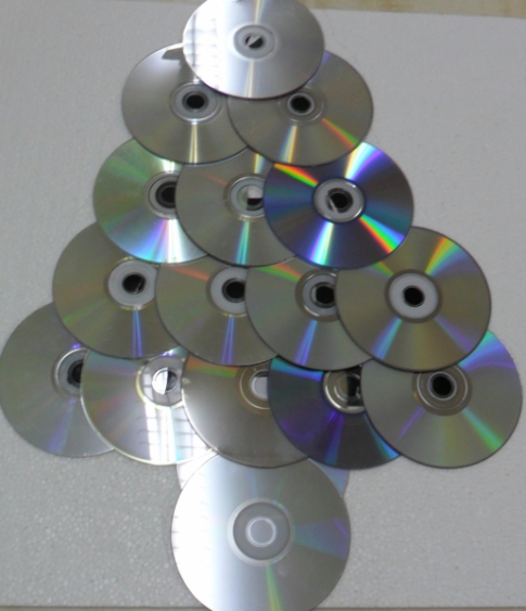 Как из cd дисков сделать елку