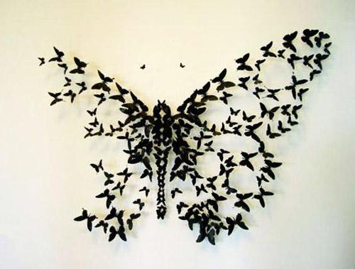 Бабочки из бумаги схемы фото